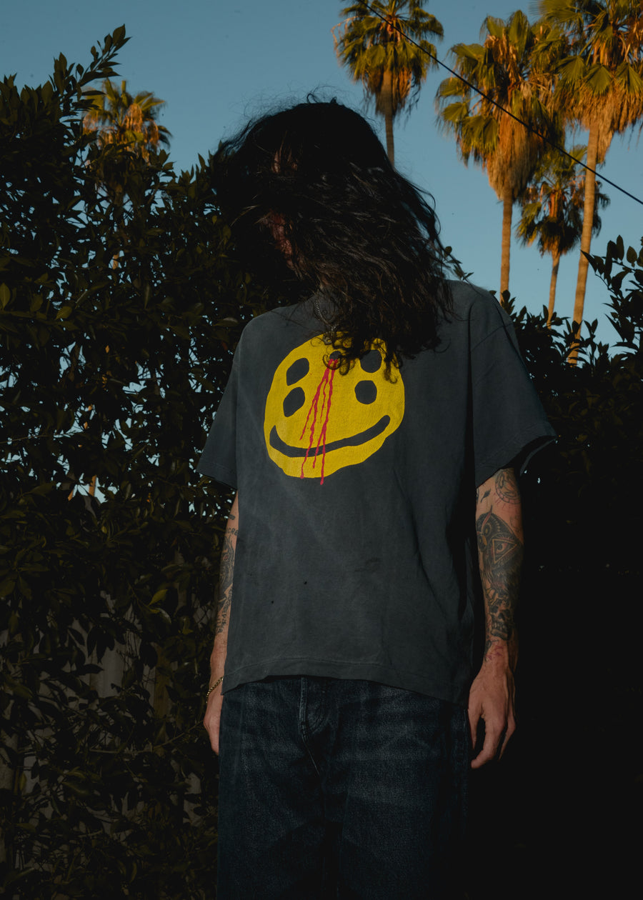 SAINT Mxxxxxx - Cactus Plant Flea Market Tee Smile Black