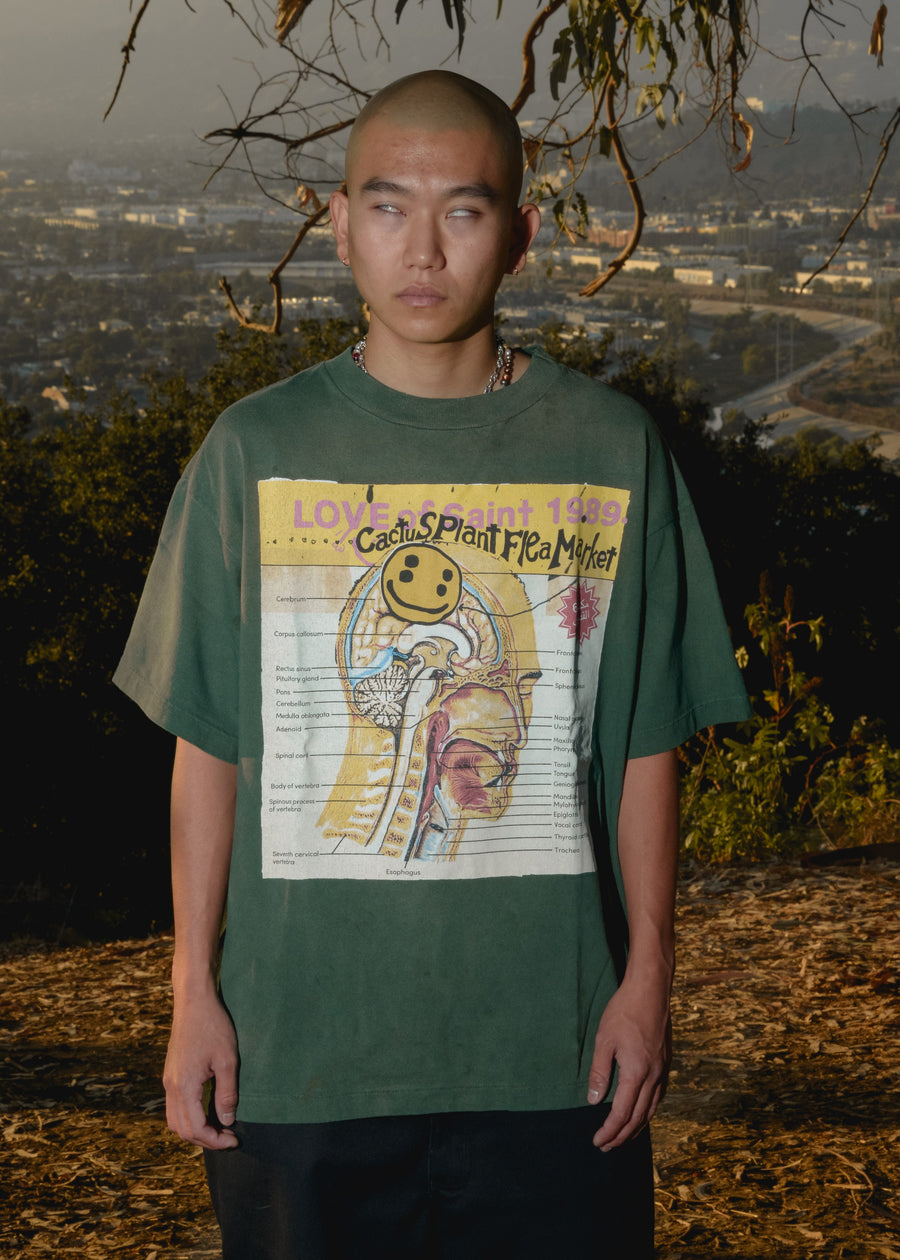 SAINT Mxxxxxx - Cactus Plant Flea Market Love Of Saint Tee Green