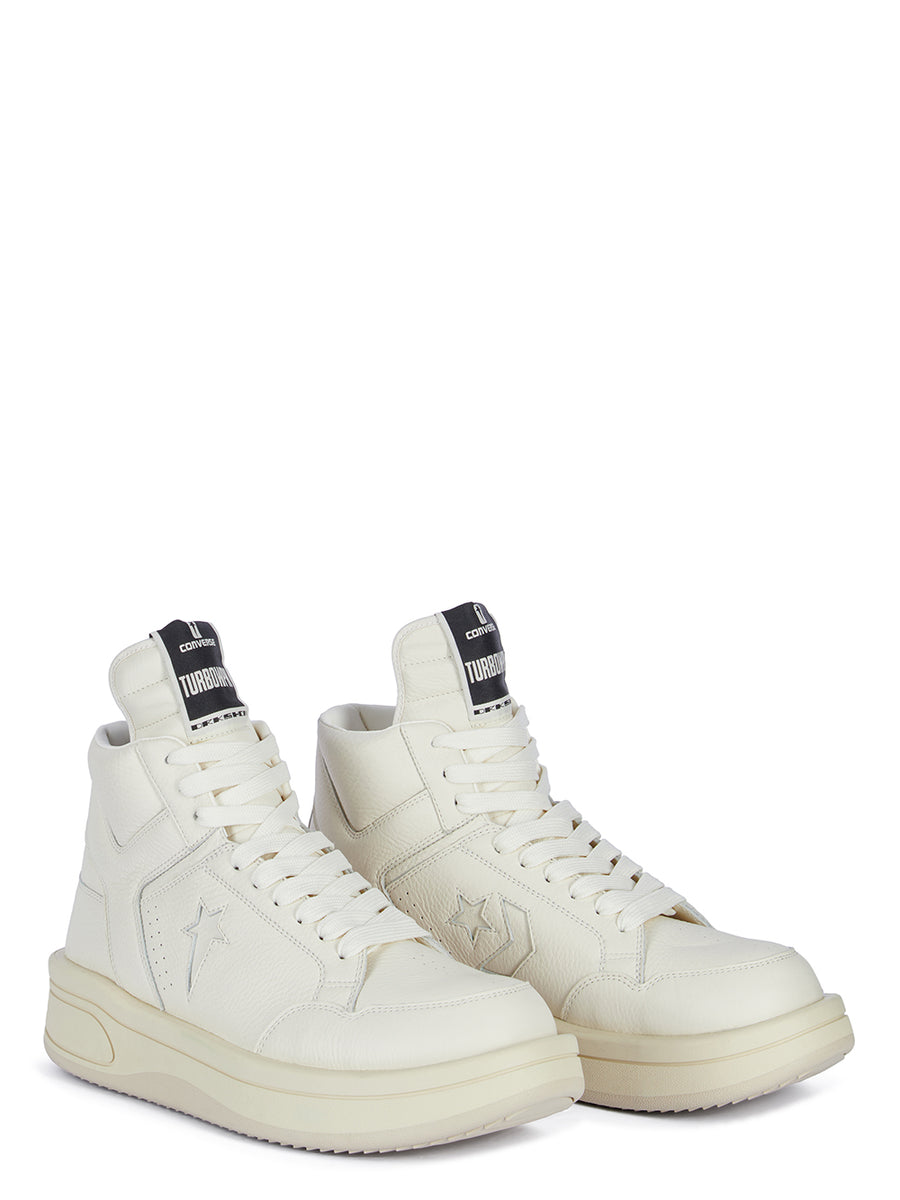 RICK OWENS - DRKSHDW X CONVERSE Turbowpn White White