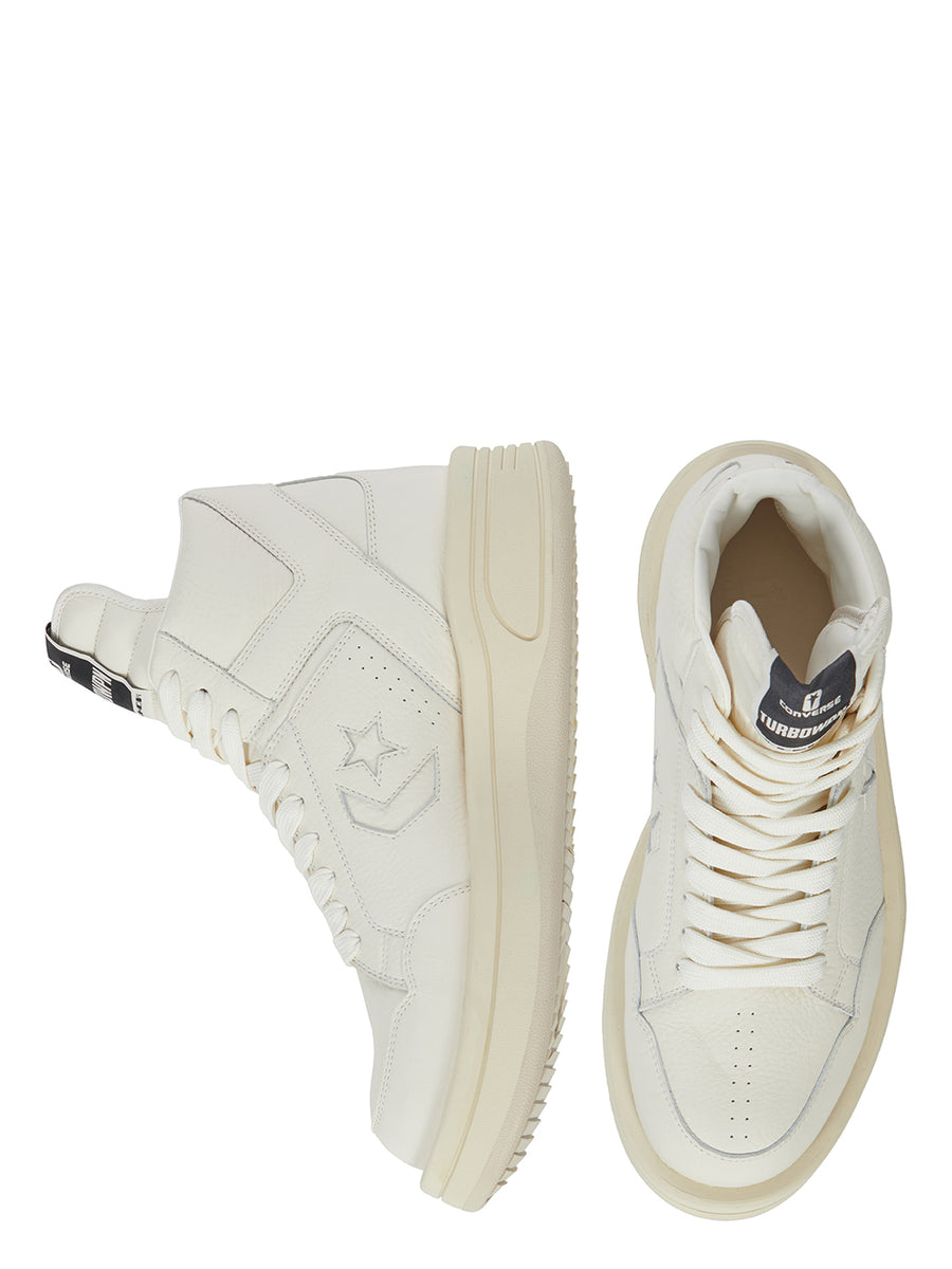 RICK OWENS - DRKSHDW X CONVERSE Turbowpn White White