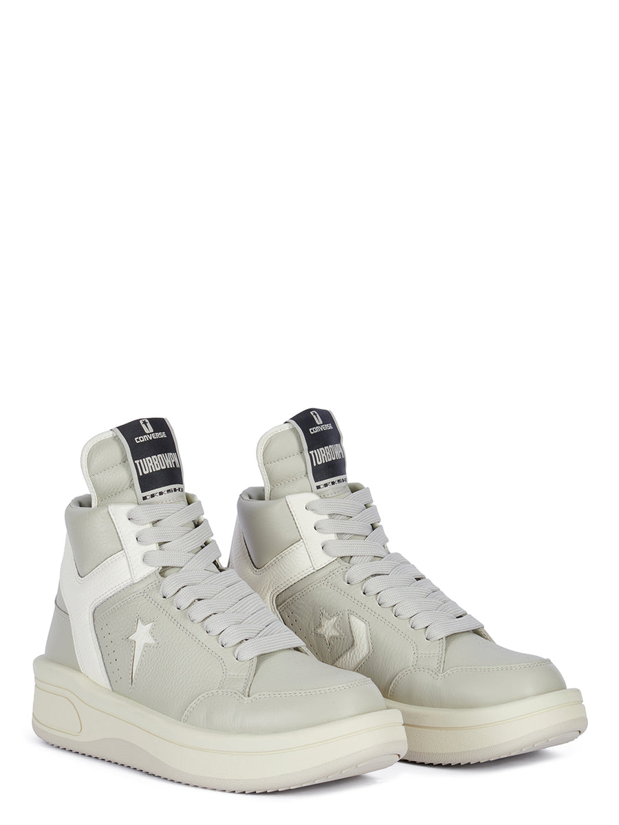 RICK OWENS - DRKSHDW X CONVERSE Turbowpn Oyster White