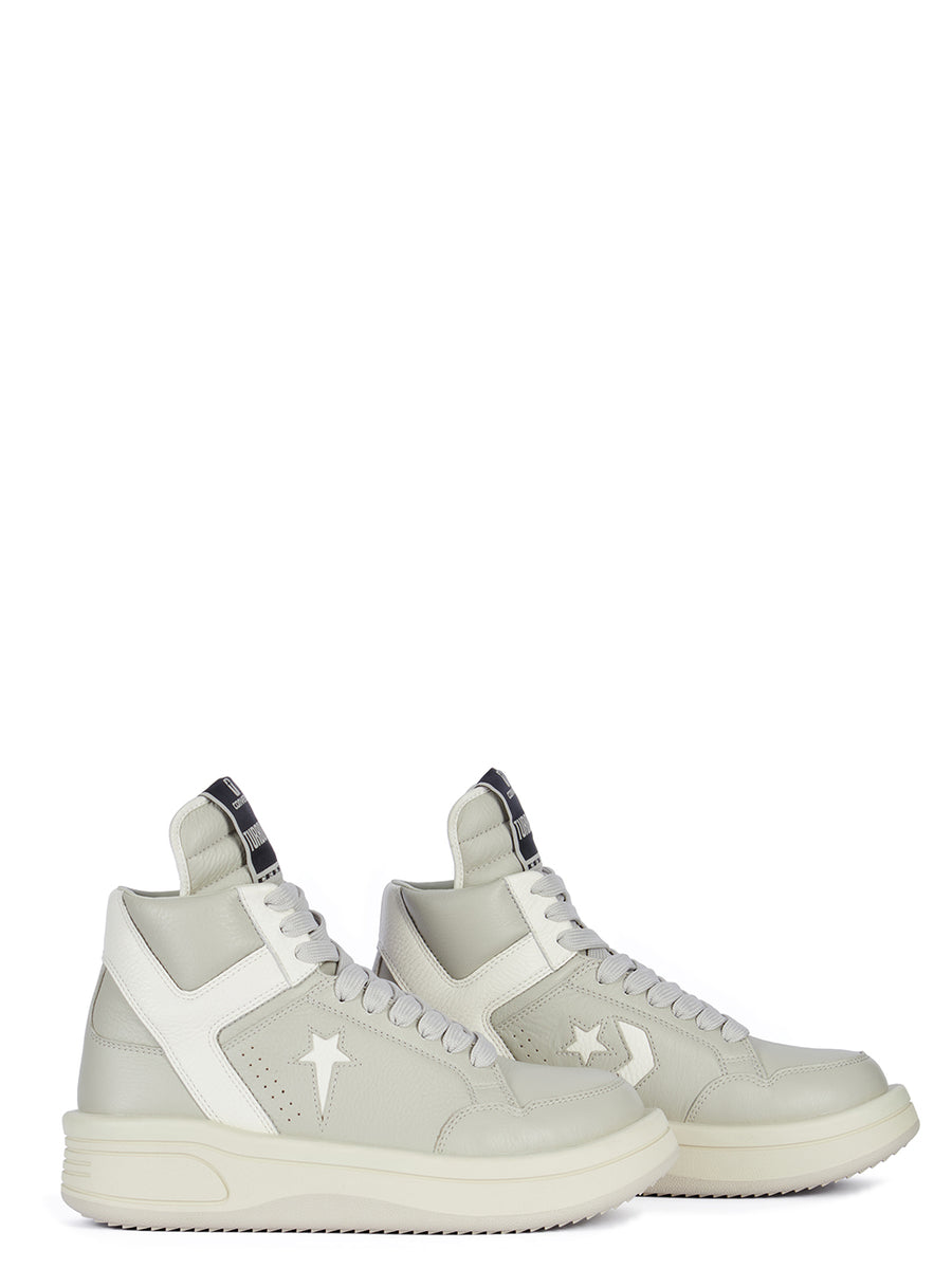 RICK OWENS - DRKSHDW X CONVERSE Turbowpn Oyster White