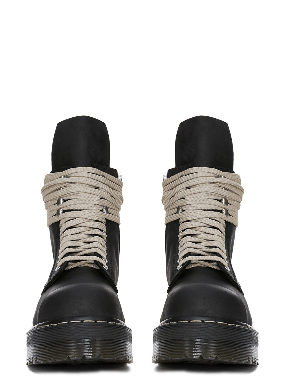 RICK OWENS - Dr.Martens Quad Sole Steel Toe Boot Black – Anrosa Store