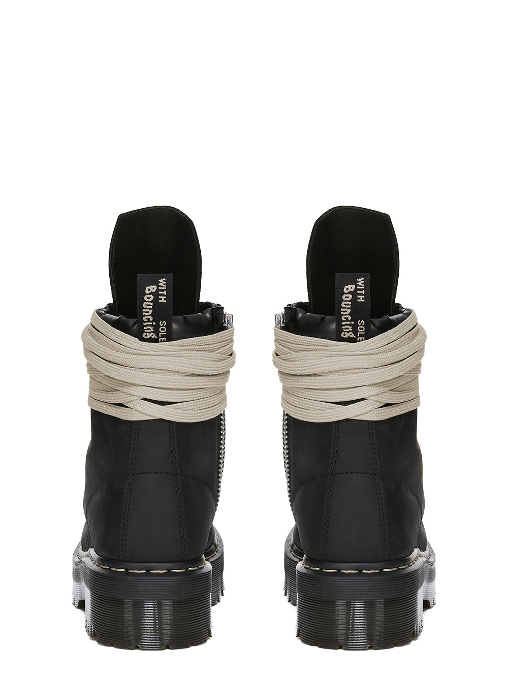 RICK OWENS - Dr.Martens Quad Sole Steel Toe Boot Black – Anrosa Store