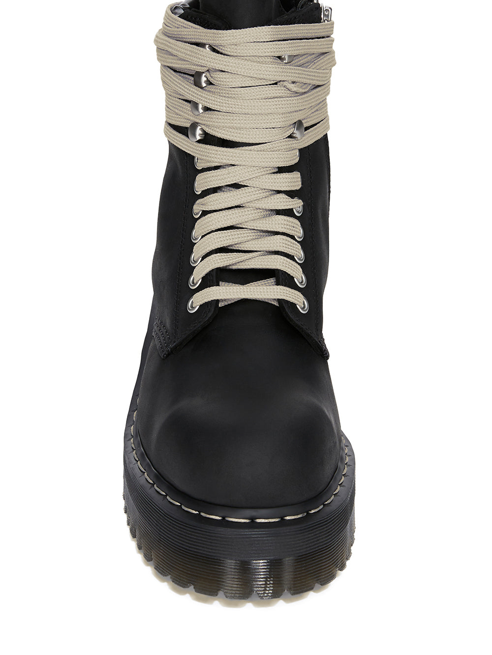 RICK OWENS - Dr.Martens Quad Sole Steel Toe Boot Black – Anrosa Store