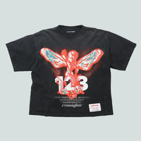 RIVINGTON ROI REBIS - In Times Like These CVA Tee Black/Red