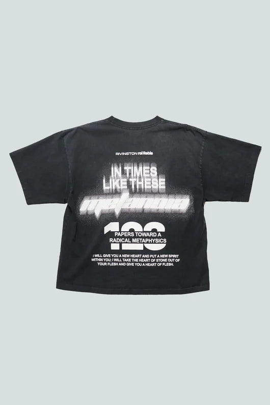 RIVINGTON ROI REBIS - In Times Like These CVA Tee Black/Red