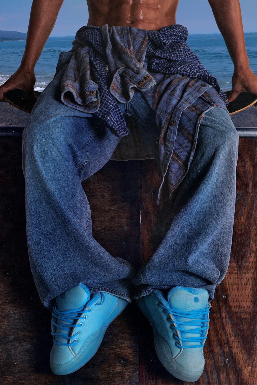 ERL - Vamps Skate Sneaker Blue