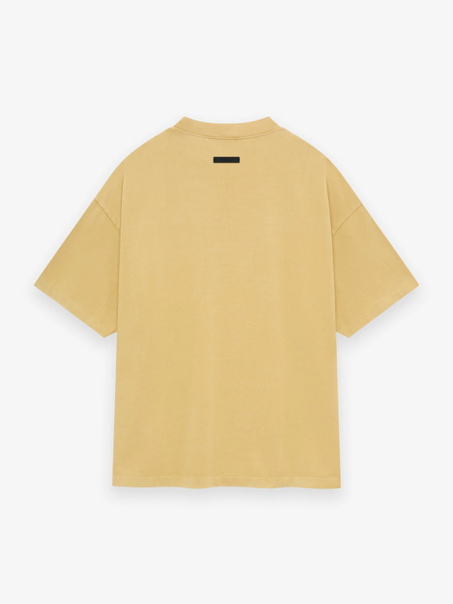 ESSENTIALS - Heavy Crewneck T-Shirt Amber