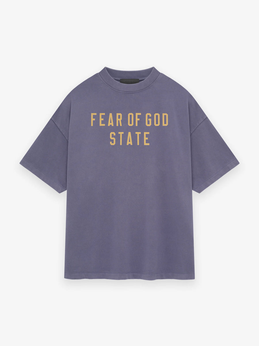 ESSENTIALS - Heavy Crewneck T-Shirt Lavender