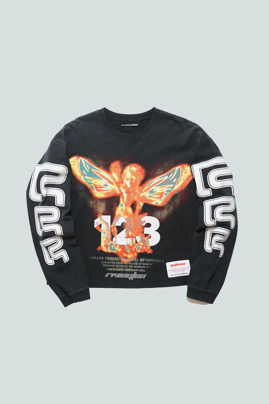 RIVINGTON ROI REBIS - In Times Like These CVA LS Tee Mechanic Black/Orange