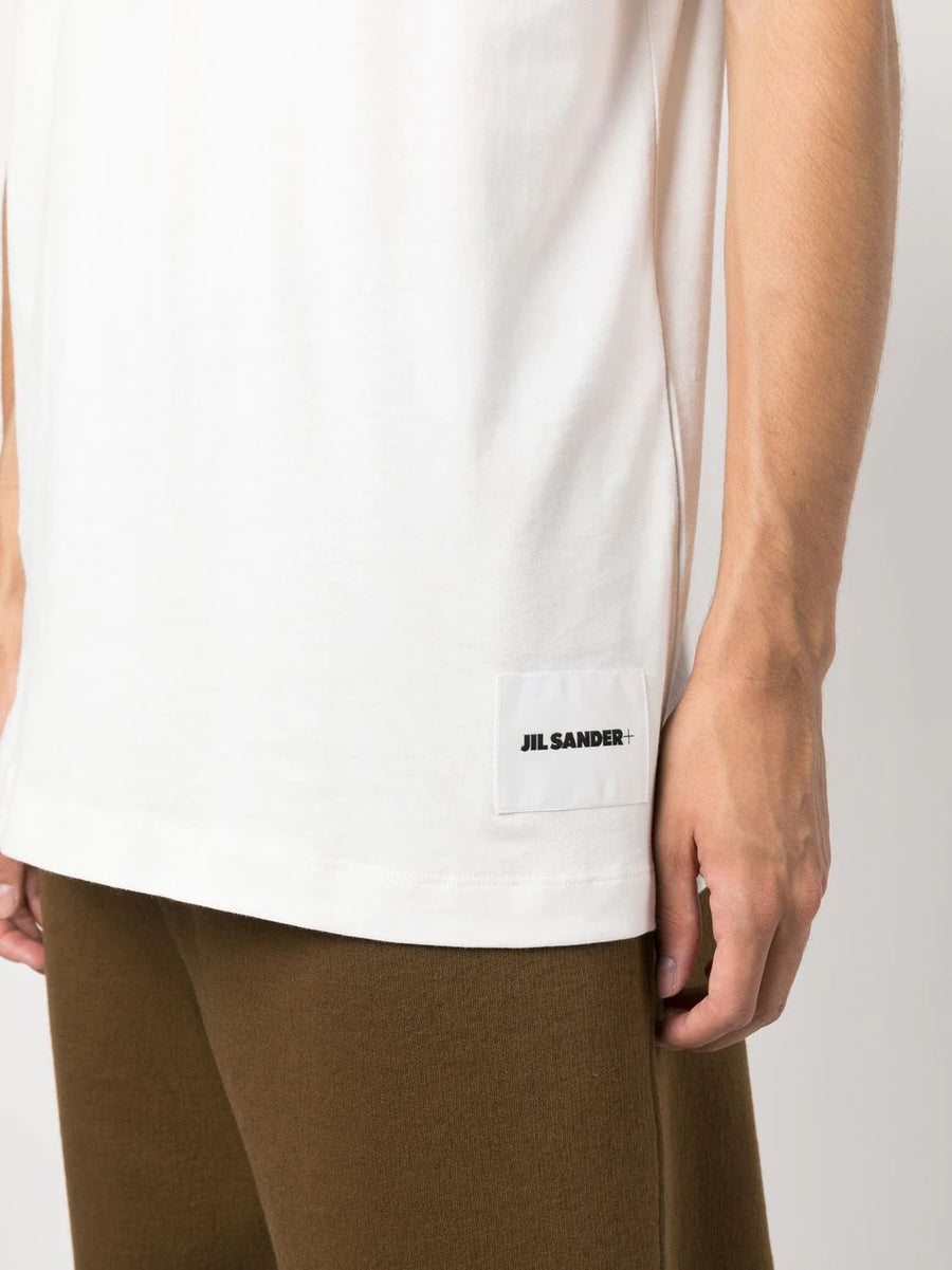 JIL SANDER - Logo Print 3 Pack T-shirt White