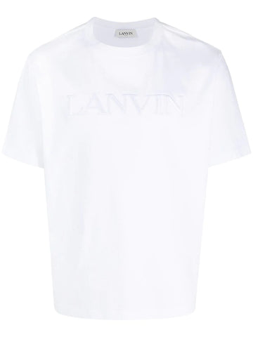 LANVIN - Tonal Embroiderie T-shirt White