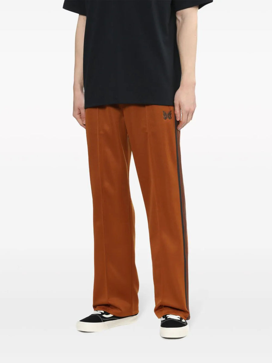 NEEDLES - Boot Cut Track Pant Poly Smooth Rust