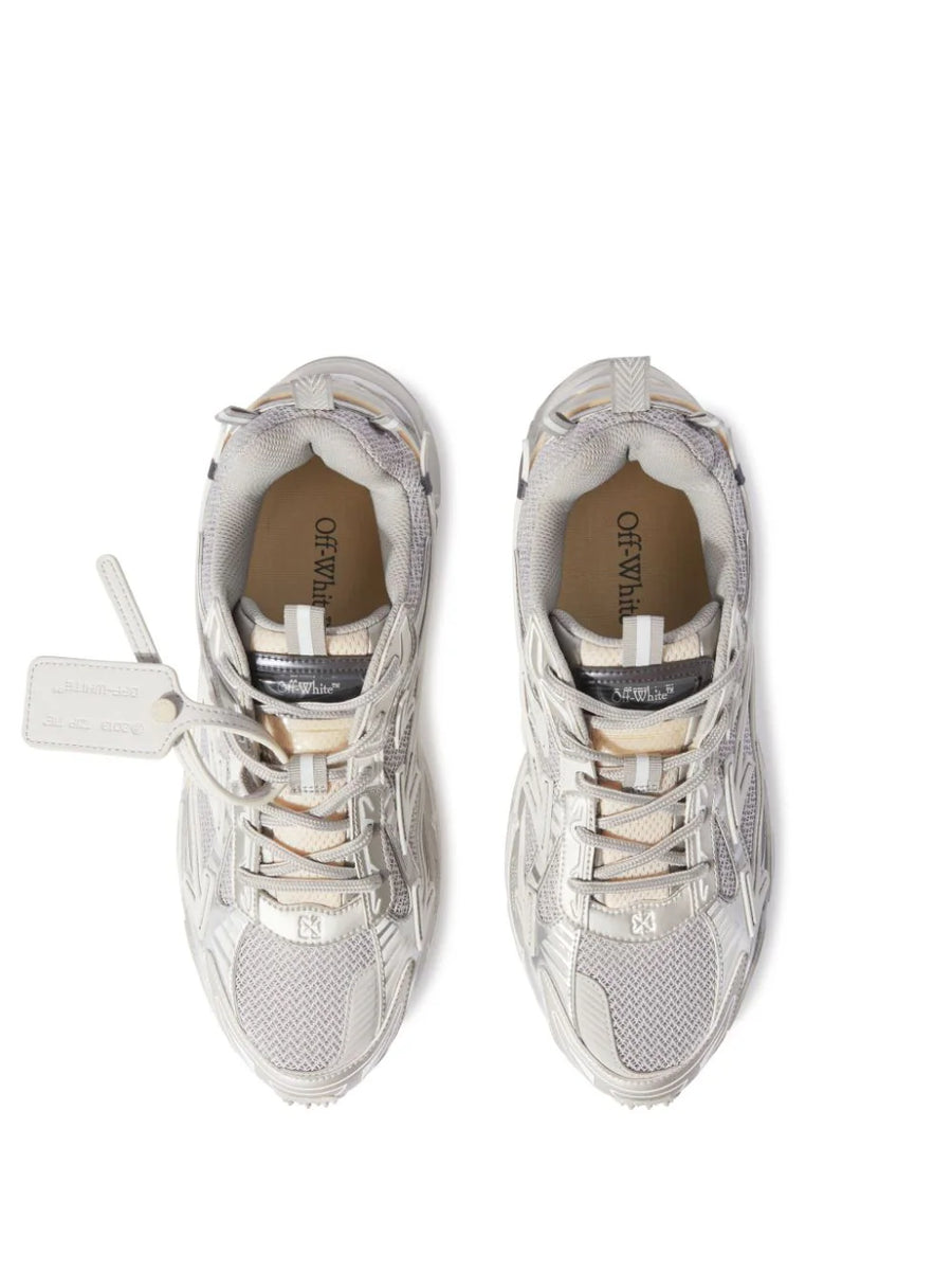 Off white grey sneakers hotsell