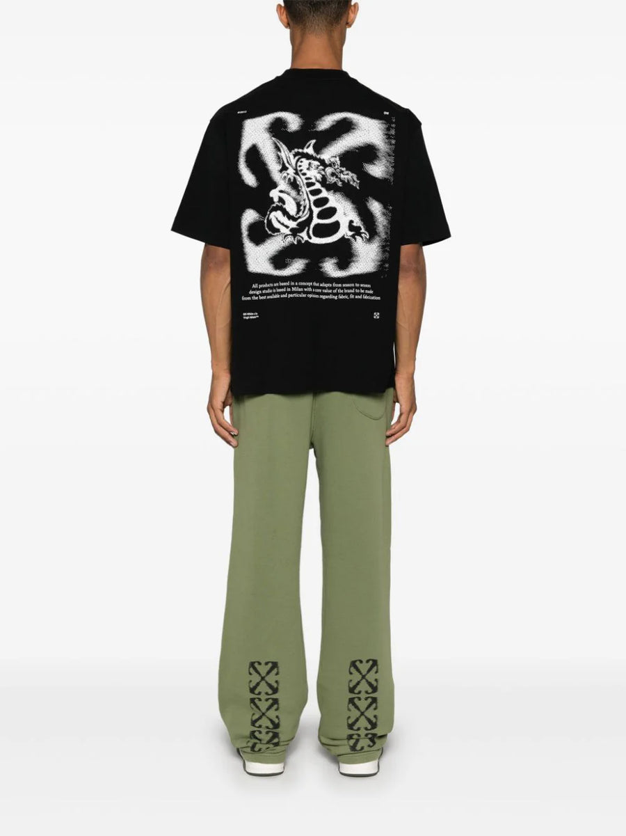 OFF-WHITE - Dragon Arrow Skate T-Shirt Black