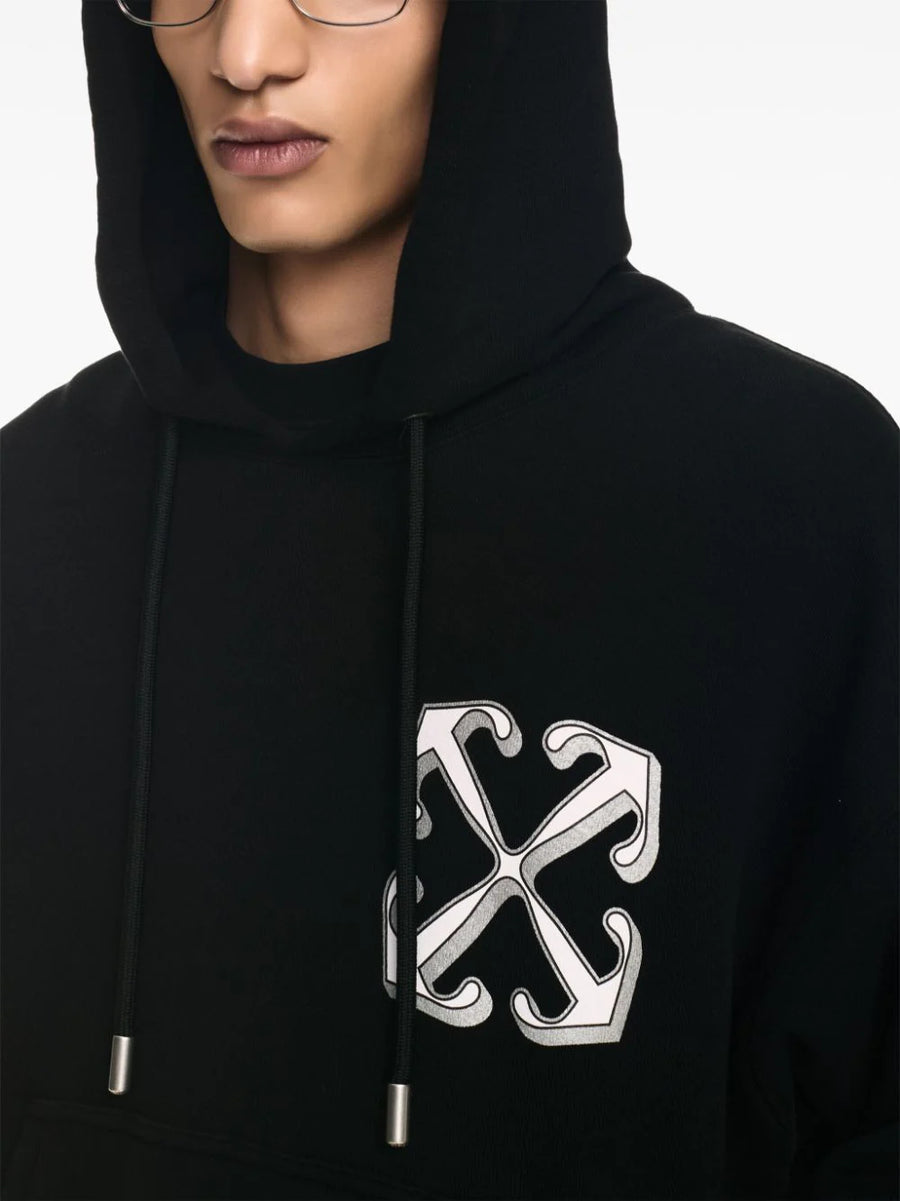 OFF-WHITE - Dragon Skate Hoodie Black Multi