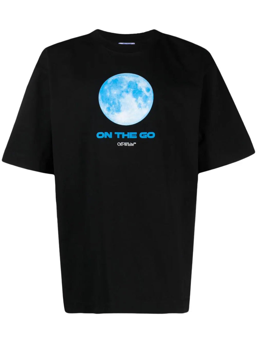 OFF-WHITE - Onthego Moon Skate T-Shirt Black