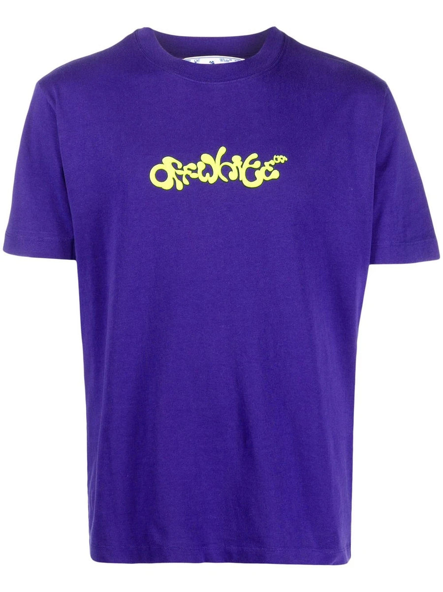 OFF-WHITE - Opposite Arrow Slim T-Shirt Purple