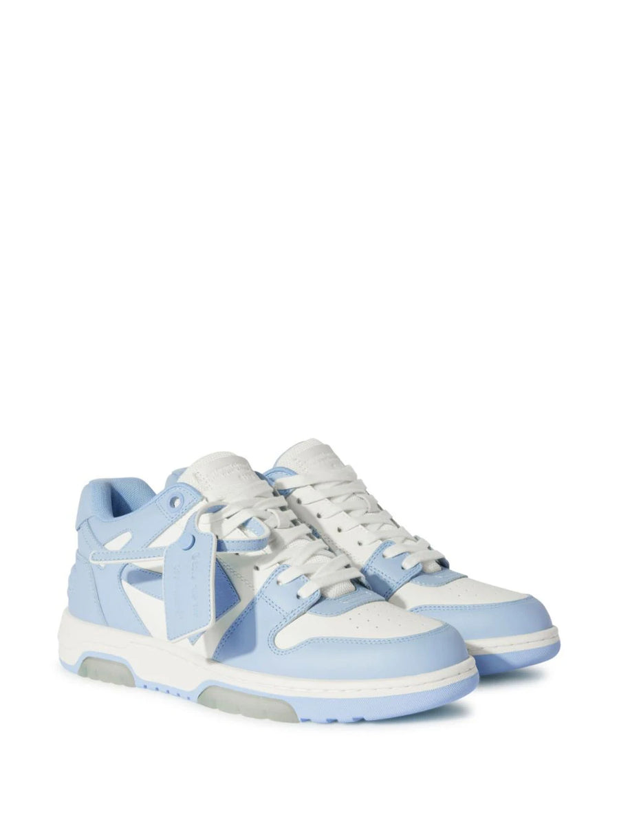 OFF-WHITE - Out of Office White Light Blue Sneakers