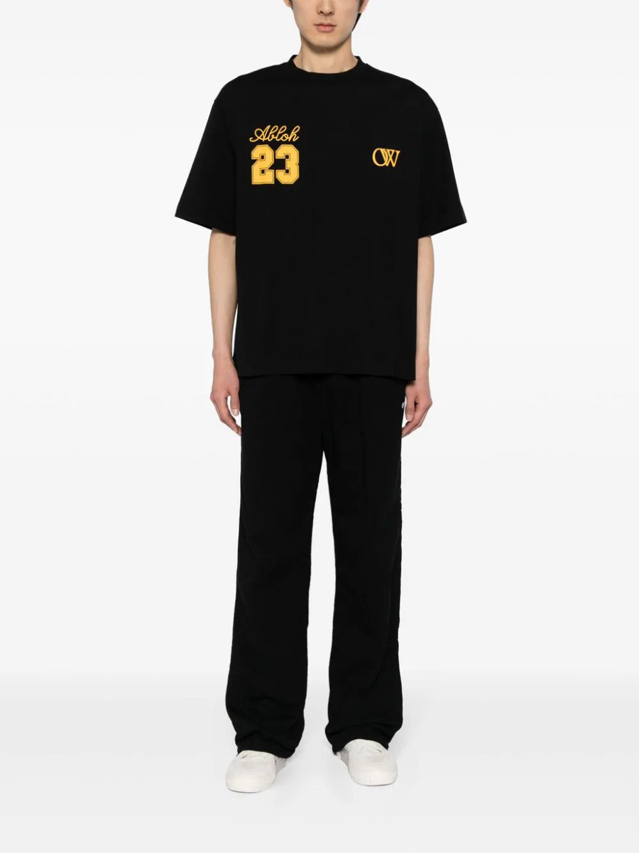 OFF-WHITE - 23 Skate T-Shirt Black Gold