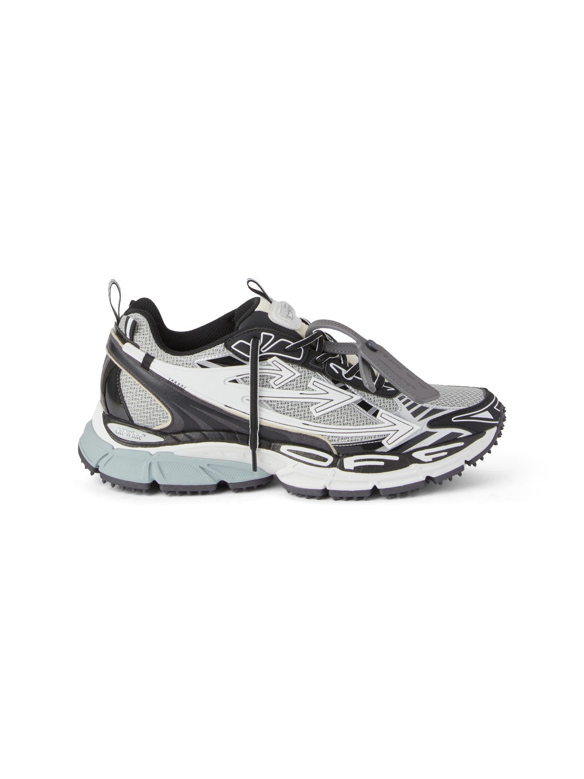 OFF-WHITE - Be Right Back Mesh Sneakers Grey Black – Anrosa Store