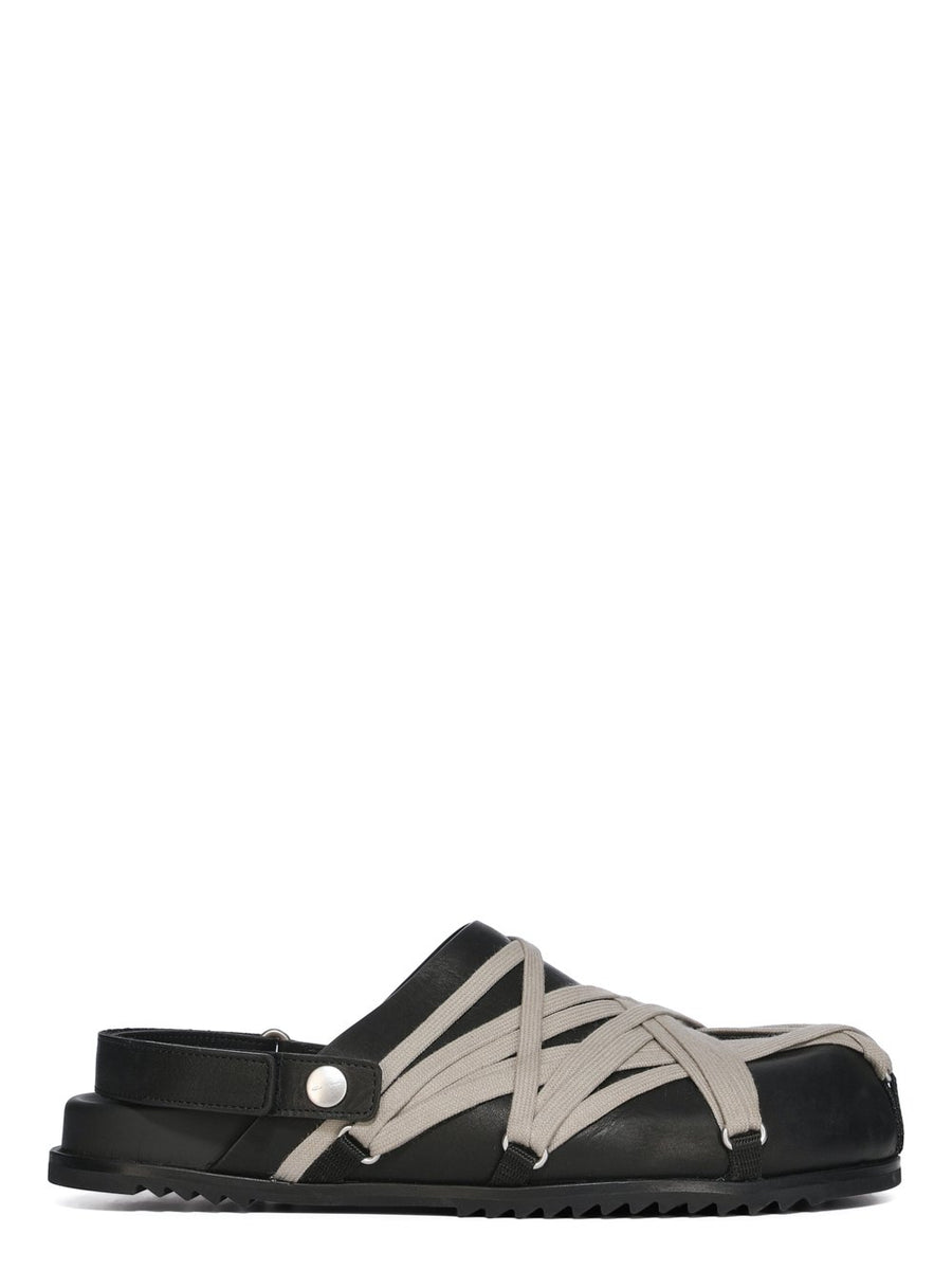 RICK OWENS - Megalaced Mule Granola Black