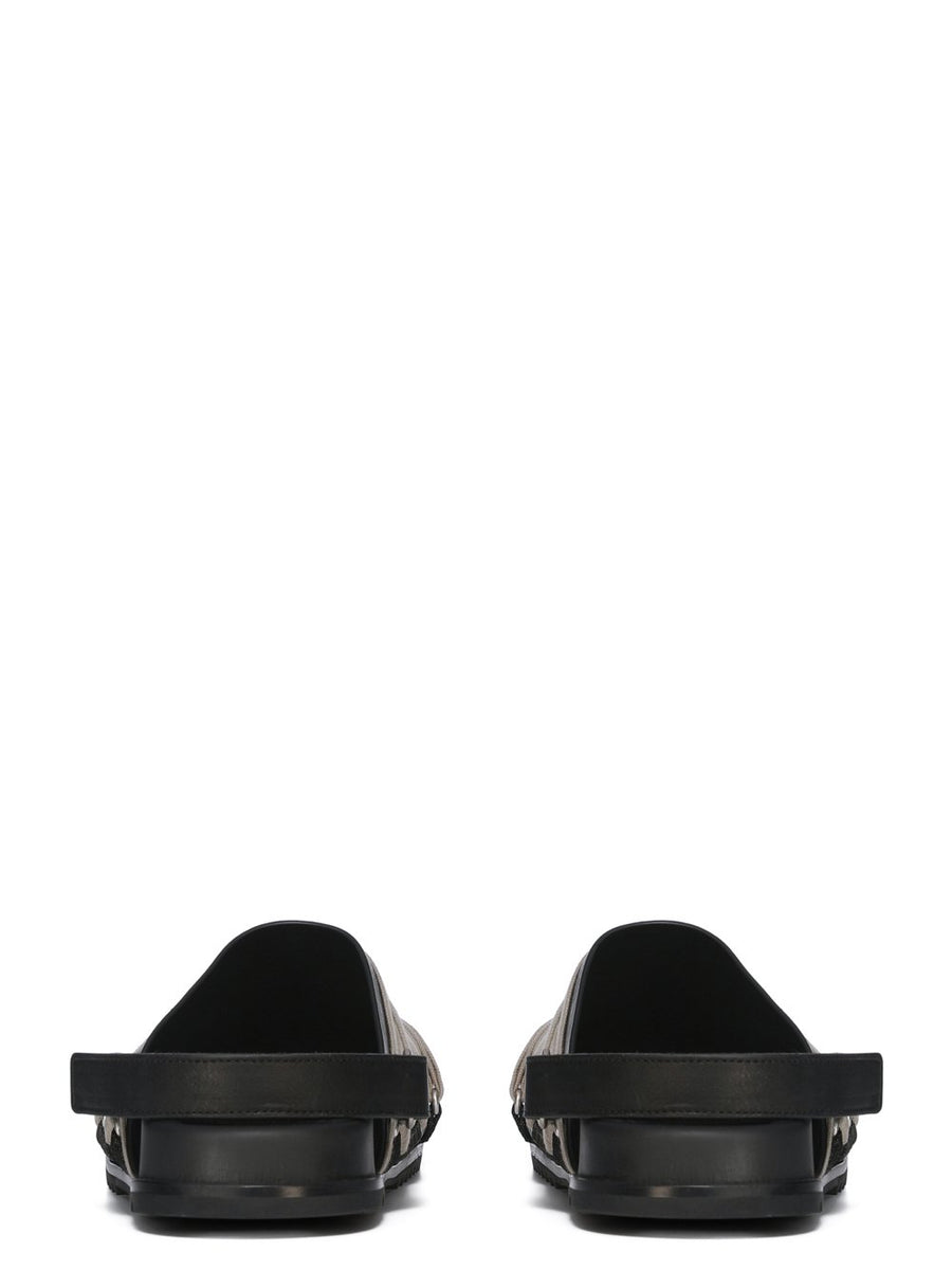 RICK OWENS - Megalaced Mule Granola Black