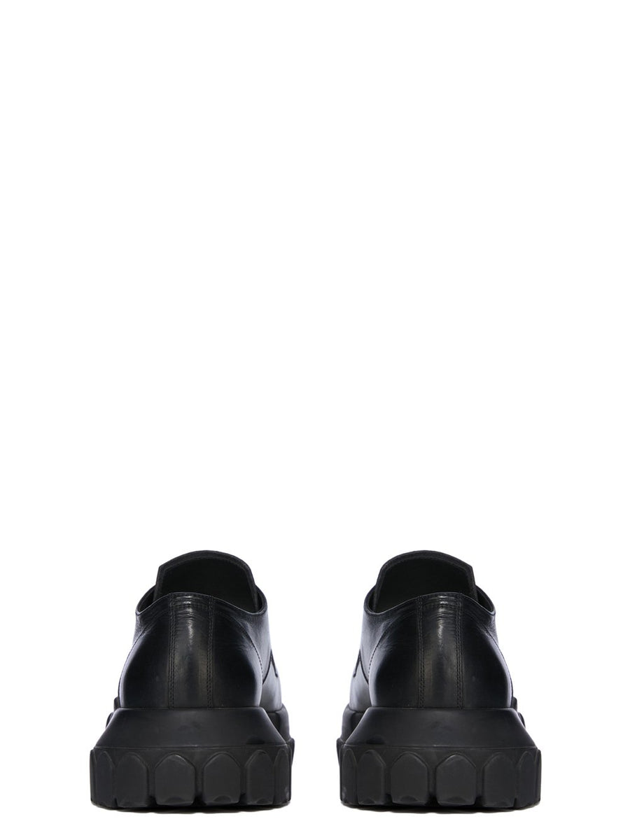 RICK OWENS - Bozo Tractor Lace up Black