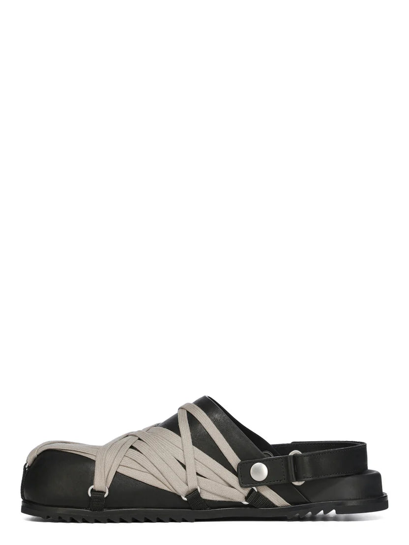 RICK OWENS - Megalaced Mule Granola Black – Anrosa Store