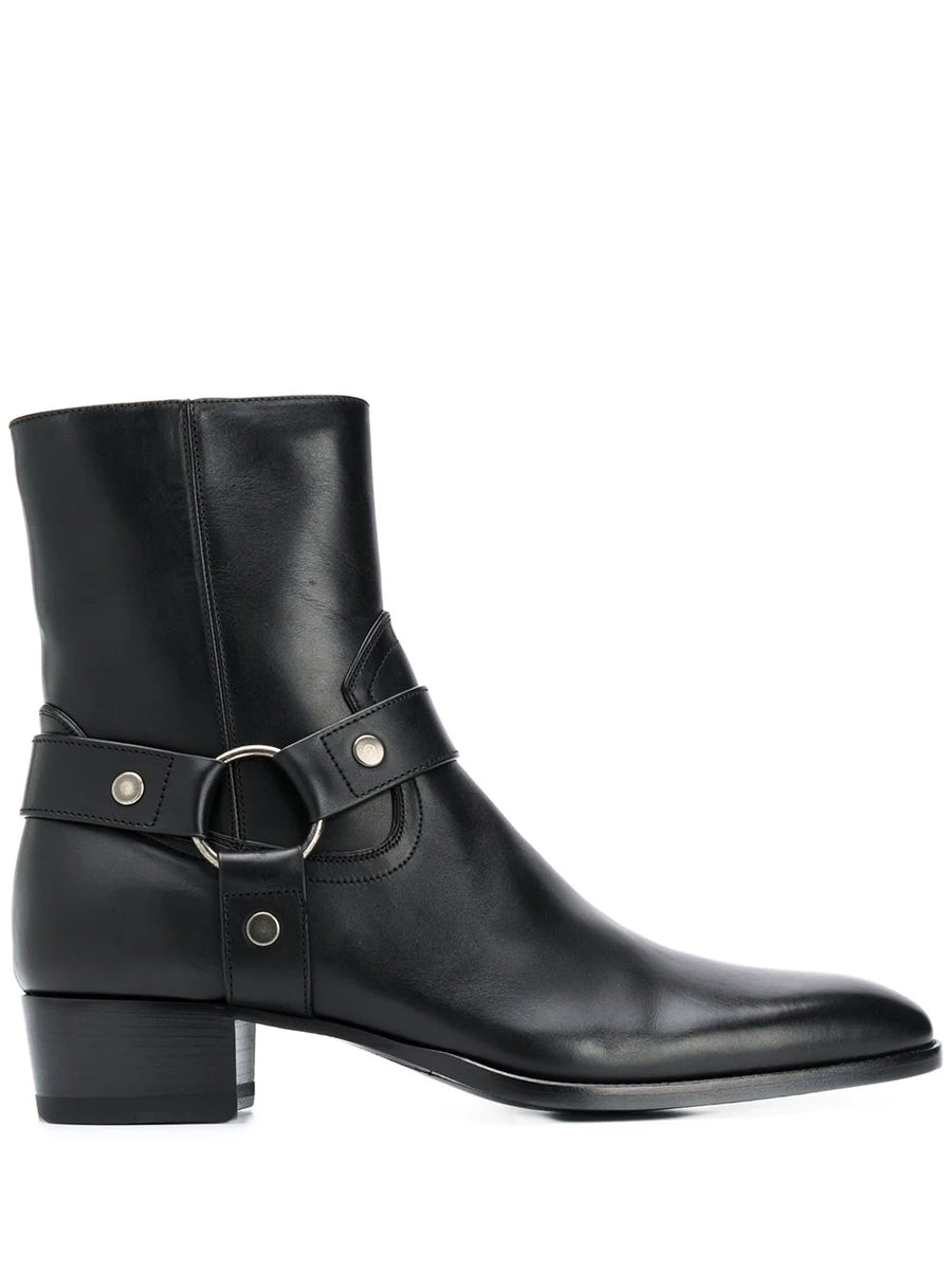 SAINT LAURENT - Wyatt40 Harness Boot – Anrosa Store SAINT LAURENT - Wyatt40 Harness Boot – Anrosa Store
