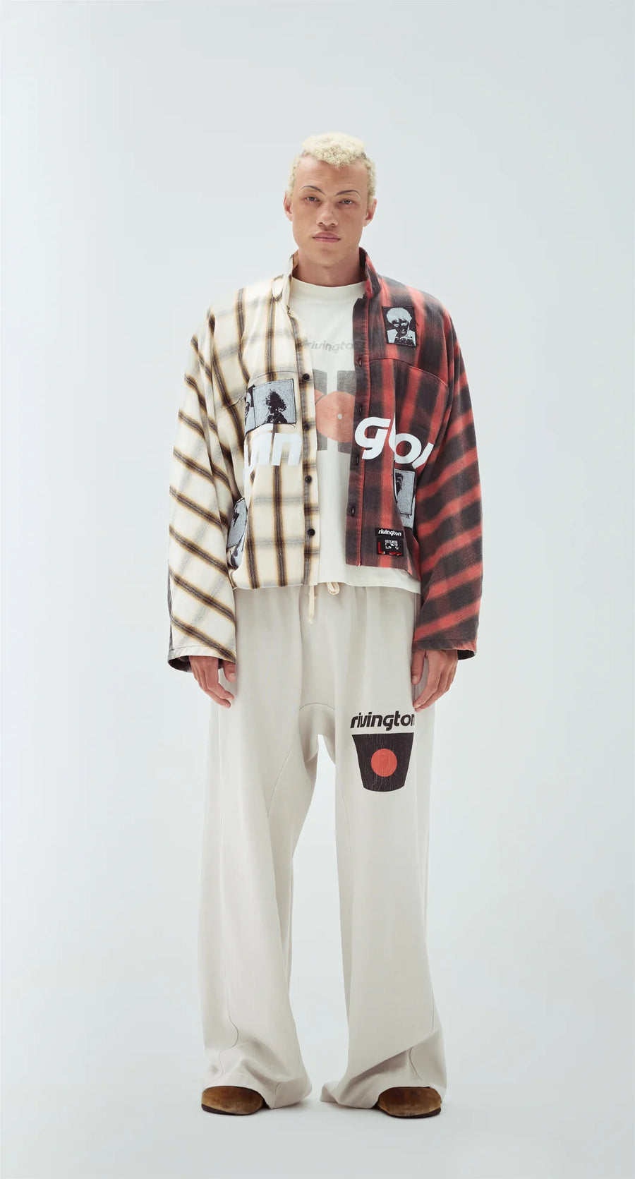 RIVINGTON roi Rebis トレーナー　正規品 コムドットやまと着用 RIVINGTON ROI REBIS - Nazarene Shirt Red White – Anrosa Store