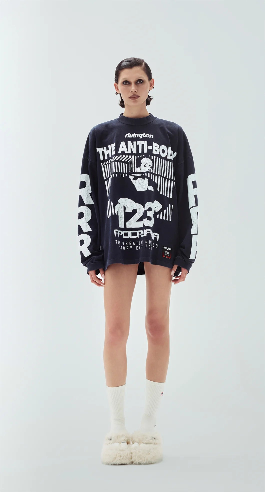 RIVINGTON ROI REBIS - The Anti Body Vintage LS Tee Black – Anrosa