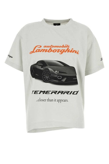 BALENCIAGA - Boxy T-shirt Lamborghini Dirty White