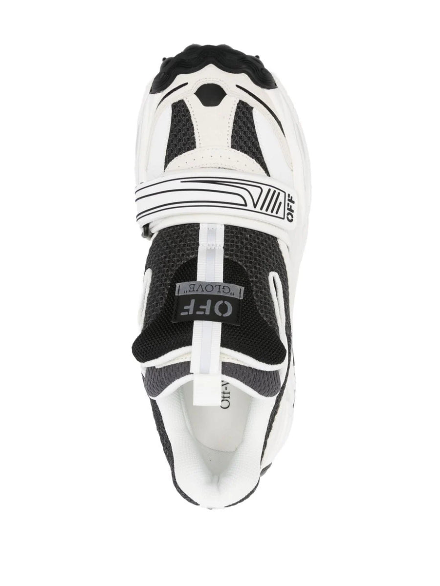 OFF-WHITE - Glove Slip On White Black Sneakers