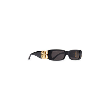BALENCIAGA - Dynasty Rectangle Sunglasses in Black
